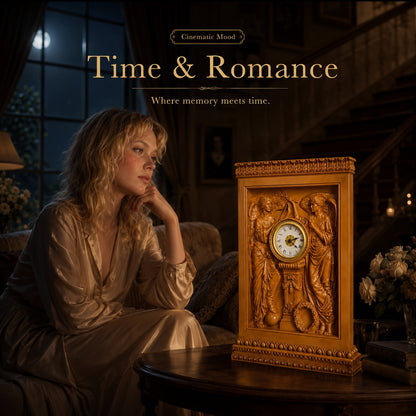 🛳️ Grand Staircase Clock Romantic Home Ornament