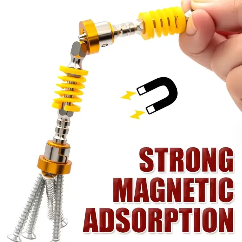 5-Pack Magnetic Quick-Release Drill Bits