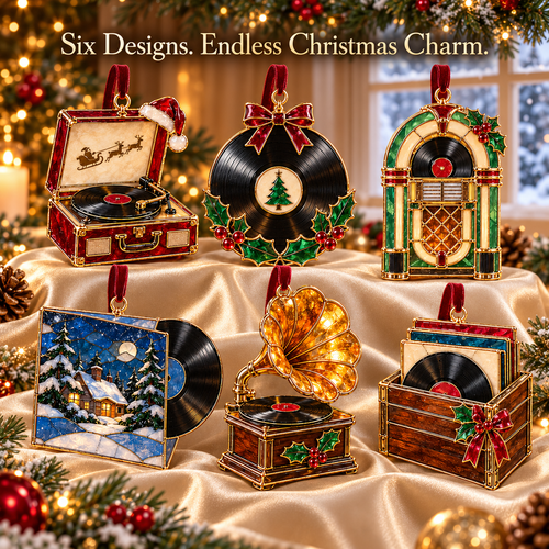 Vintage Music Christmas Ornaments – 6 Nostalgic Designs for Music Lovers