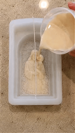 ✝️ 2-Piece Good Shepherd Jesus 3D Candle Mold Set | Sculpted Cross, Lamb & Floral Relief for Faith-Inspired Handmade Candles 🕯️✨