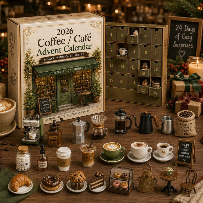 Numbered drawers of Cozy Cafe Advent Calendar