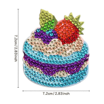 🎂 8 Cute Food-Themed Magnetic Designs — A Fun & Relaxing Craft Experience For Kids, Adults & Families