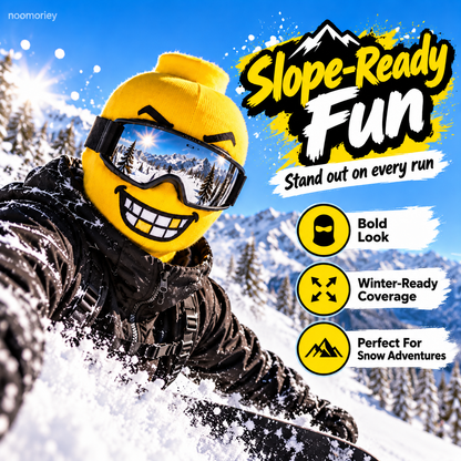 🎭 Funny Printed Ski Balaclava | Full-Face Winter Mask