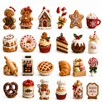 🔥24-Day Christmas Countdown Advent Calendar – Christmas Baking Collection