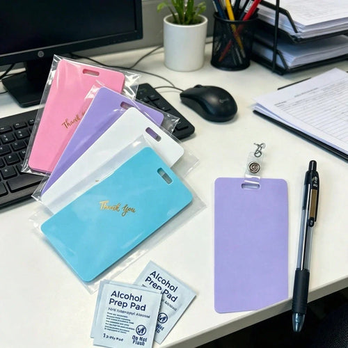 🩺Erasable Badge Note | Dual-Side Writable, Fade-Proof & No Blur (🖊Write. Wipe. Repeat.) 🎁Free Badge Clip Included📋