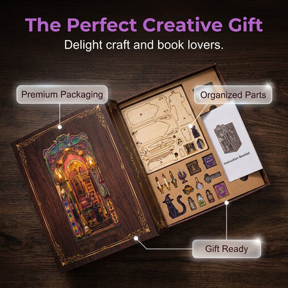 🔥HOT SALE🔥DIY Book Nook Shelf Insert & Desktop Ornament