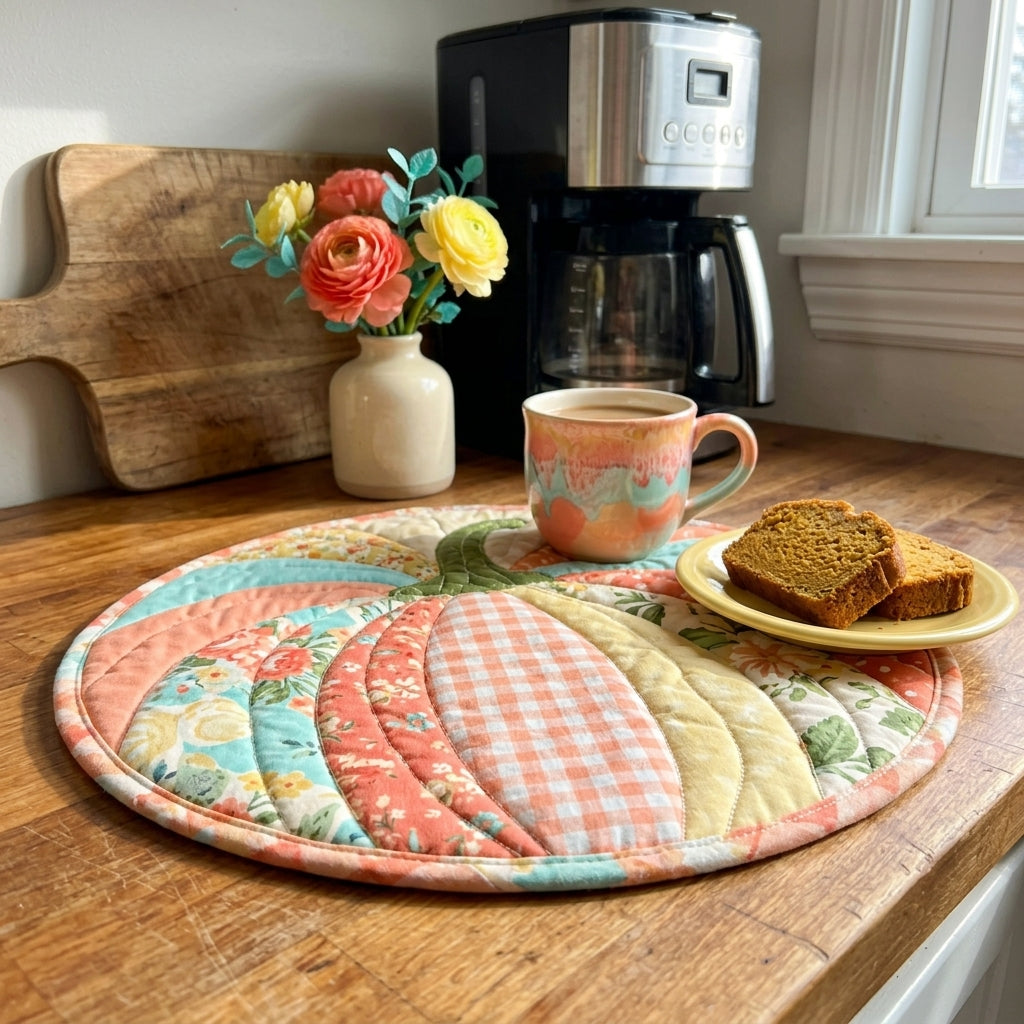Cozy Pumpkin Patch Mat Sewing Template Set