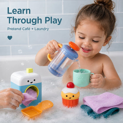Cute Pretend Play Bath Toy Set for Toddlers