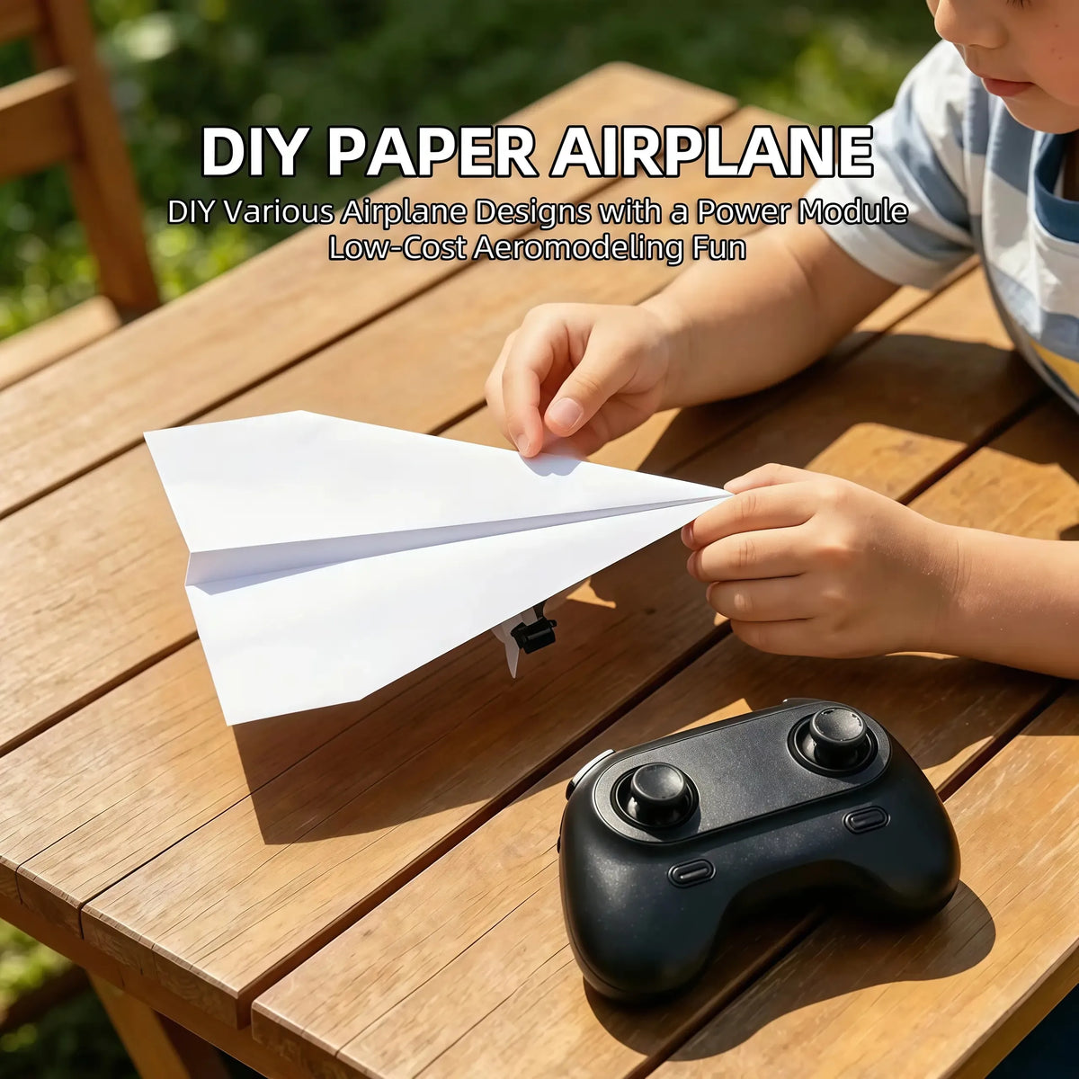 ✈️ RC Paper Airplane Kit – DIY Flying Fun