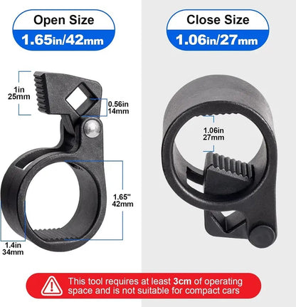 💥Flash Sale 40% OFF🔥 | 27–42mm Inner Tie Rod Wrench Heavy-Duty Cr-Mo Steel Tool