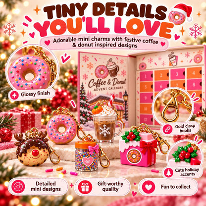 🎄 24-Day Christmas Keychain Advent Calendar – Daily Mini Charm Surprises For Holiday Countdown