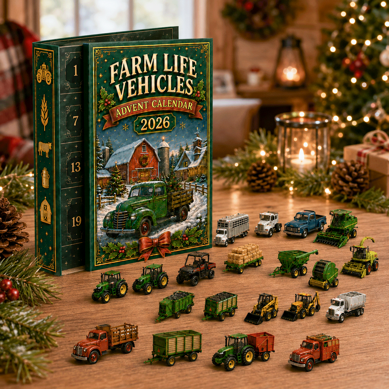 🚜🎄 Farm Life Vehicles Advent Calendar 2026 – 24 Days of Farmyard Fun 🎁🌾