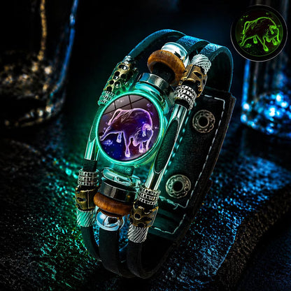 ♈ Glow-in-the-Dark Zodiac Bracelet – 12 Star Signs