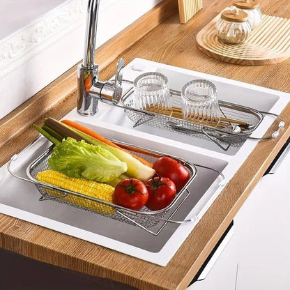🔥50% OFF TODAY💦 Expandable Over-the-Sink Strainer Basket