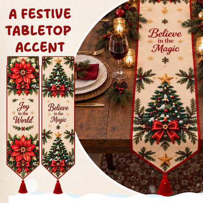 DIY Diamond Painting Christmas Table Runner Kit – 6 Designs