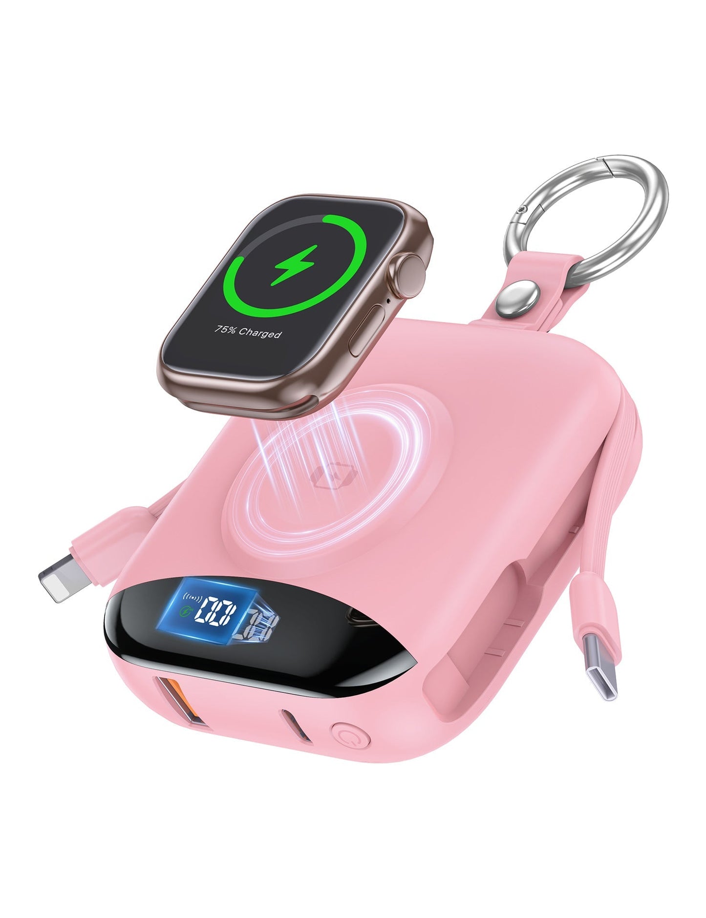 🔥 LAST DAY 50% OFF-🔋 3-in-1 Magnetic Power Bank 10000mAh – Portable Charger for iPhone, Apple Watch & AirPods