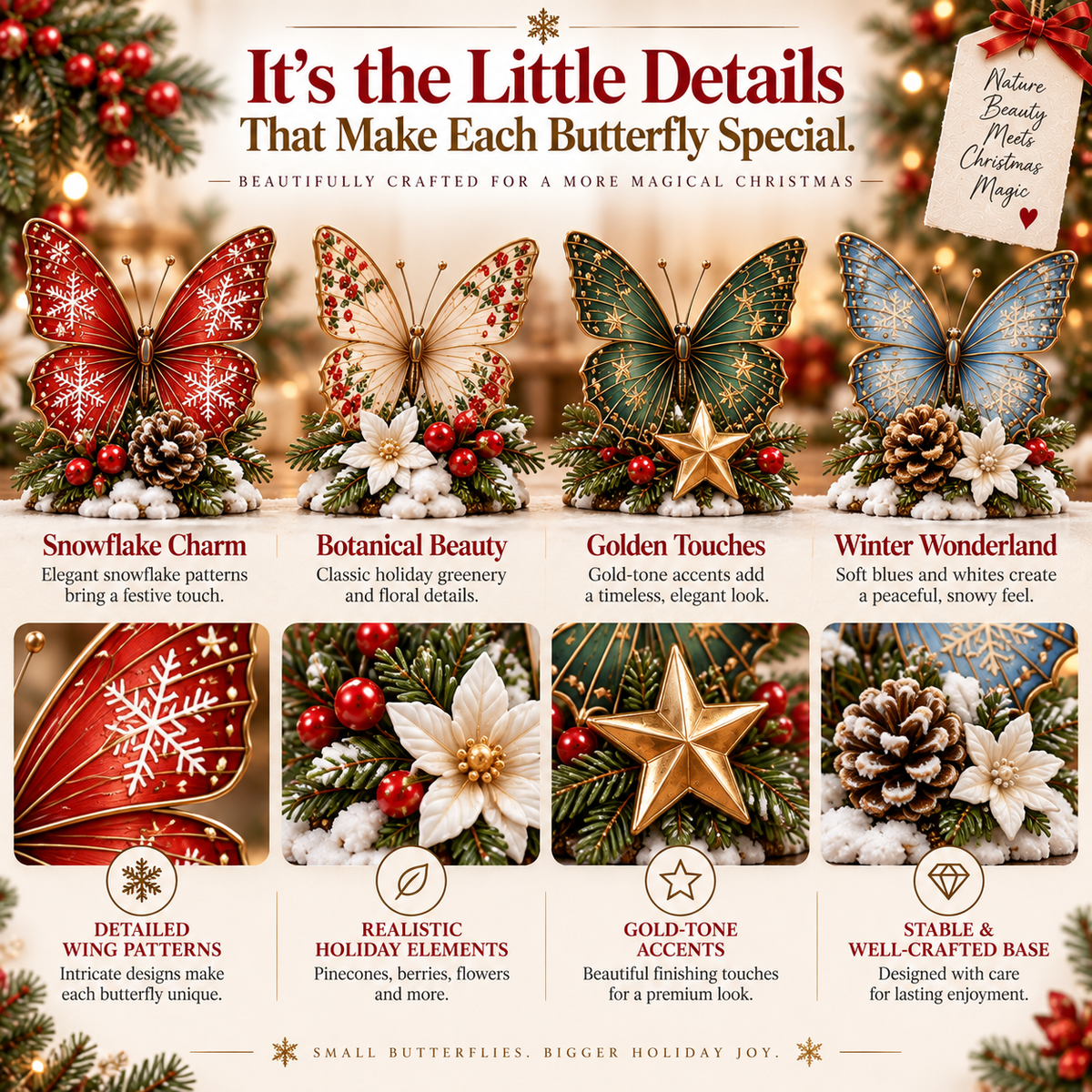 🦋 24 Days of Christmas Butterflies – 2026 Advent Calendar Collection
