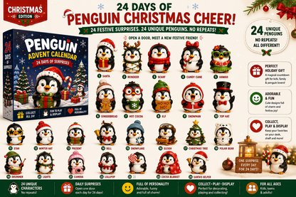 🐧 24 Days of Penguin Surprises Advent Calendar – 3 Fun Editions