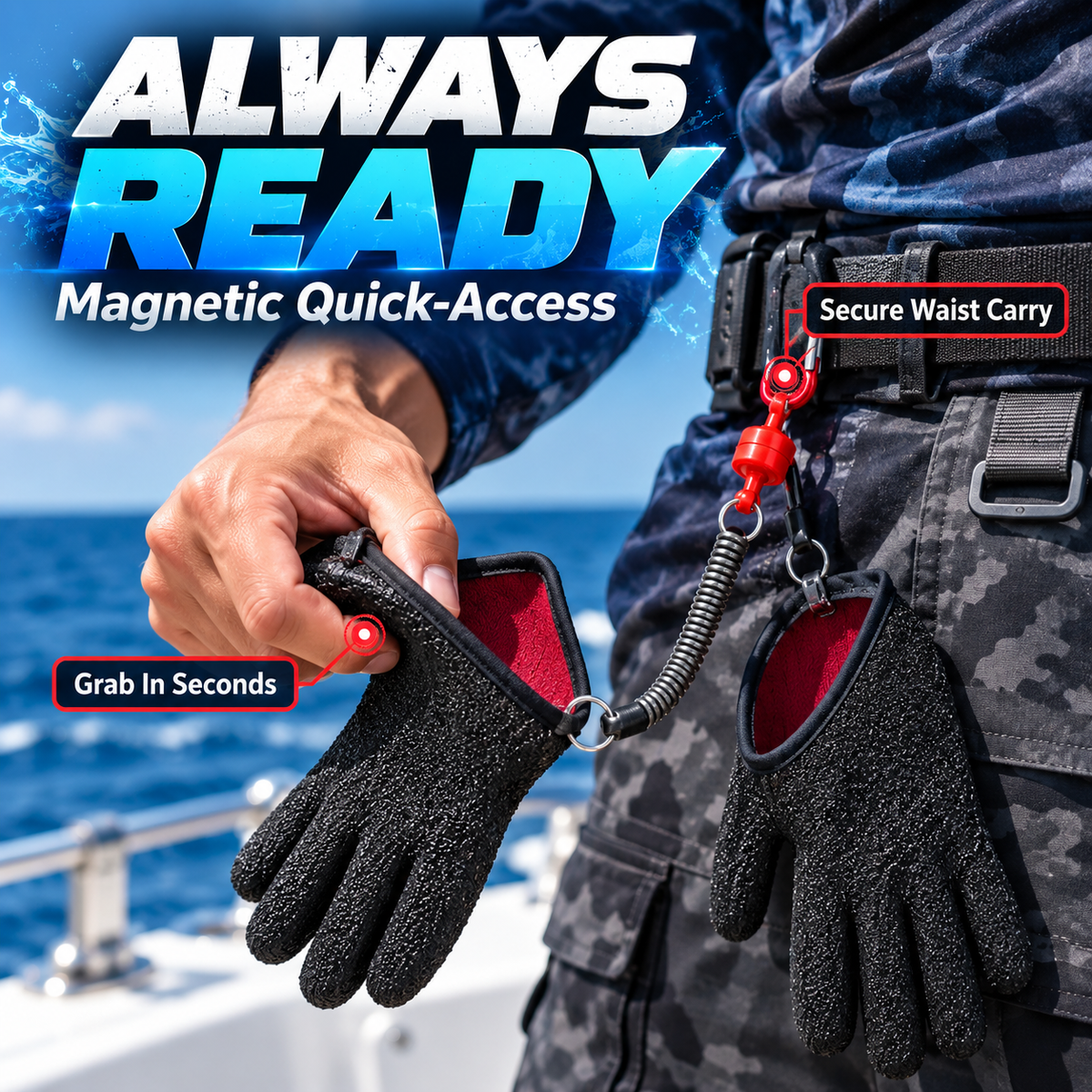 Pro Waterproof & Anti-Slip Fishing Glove for Secure Catch 🎣