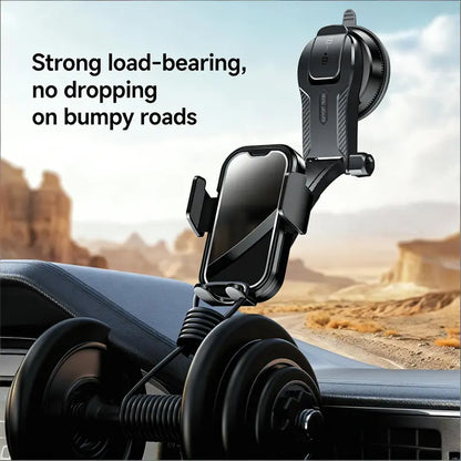🚗 Adjustable Car Phone Mount – Suction Cup Holder for Dashboard & Windshield