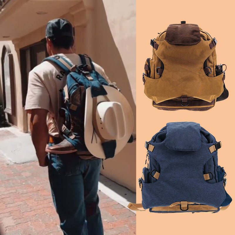 Western Cowboy Backpack – Hat & Boot Carry Design