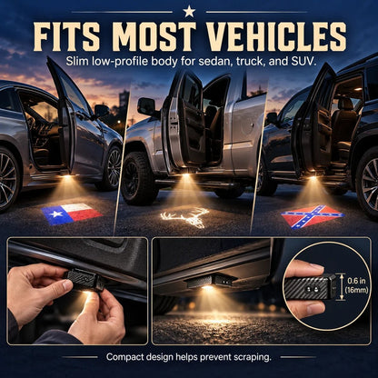 ✨Smart Auto-Activate Car Door Shadow Lamp  Ideal for Vehicle Mod & Night Entry Styling