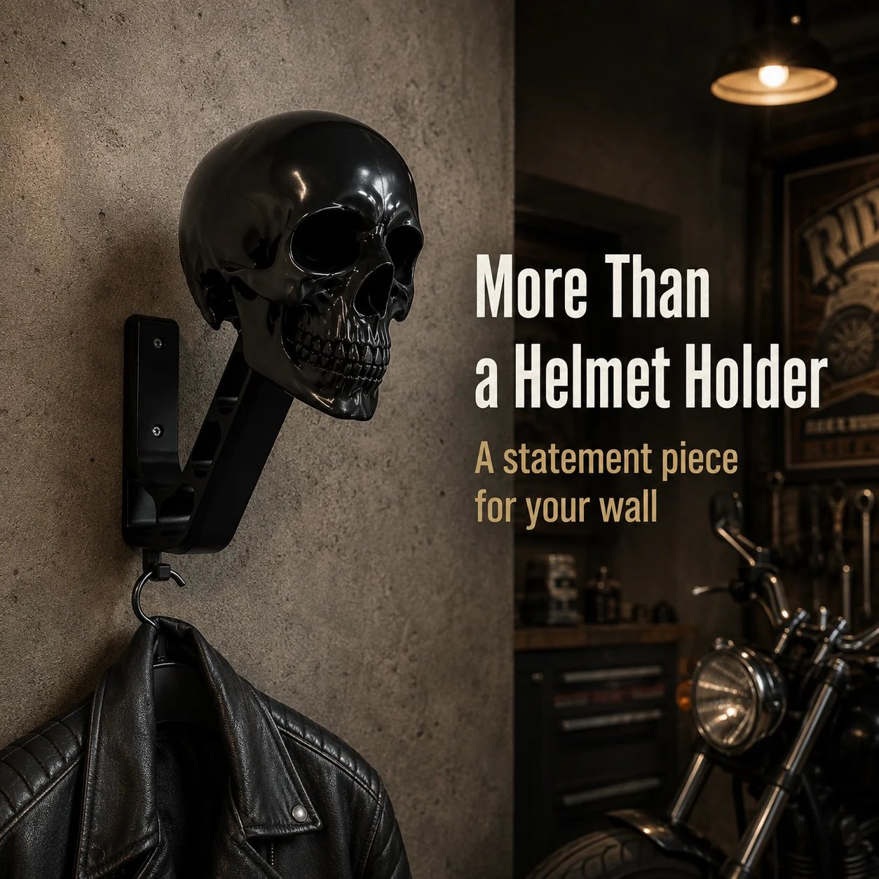 Black Knight Skull Helmet Stand 🔥 BUY 2 FREE SHIPPING