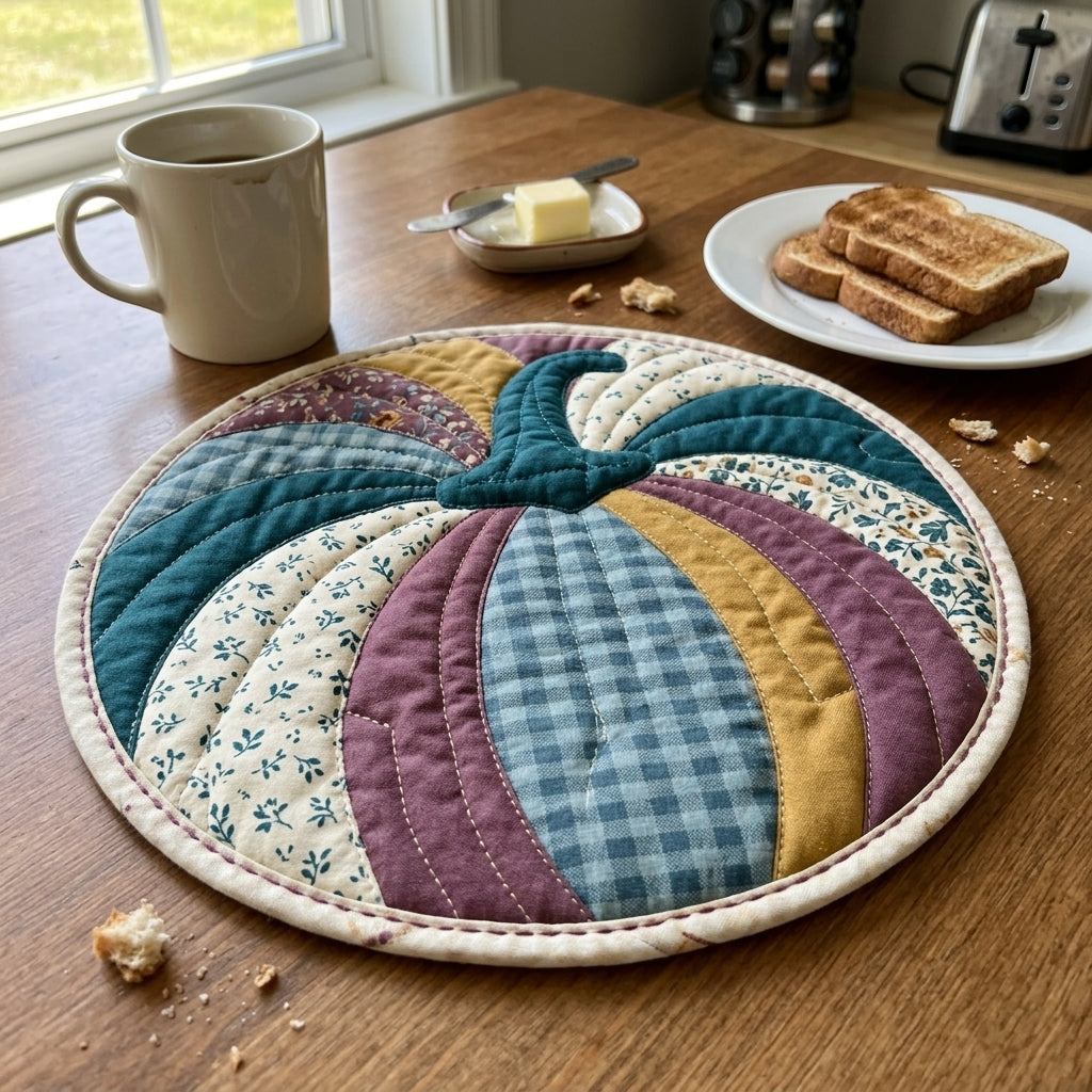 Cozy Pumpkin Patch Mat Sewing Template Set
