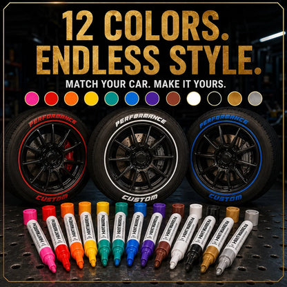 Oil‑Based Waterproof Tire Paint Marker