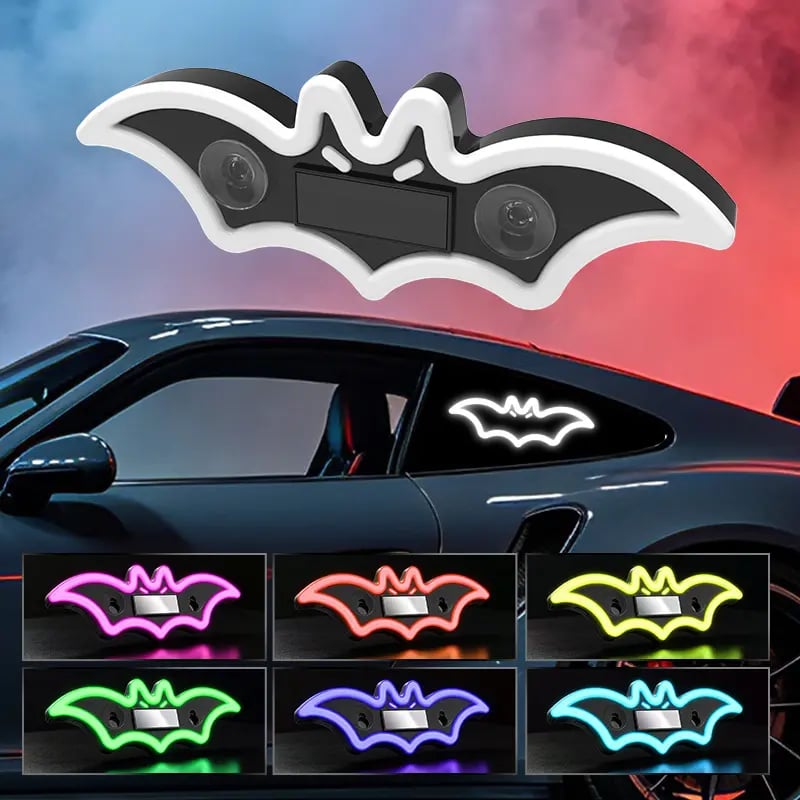 🔥LAST DAY 50% OFF - 🎃 Halloween Solar LED Multi-Shape Neon Light – Wireless Car & Room Decor