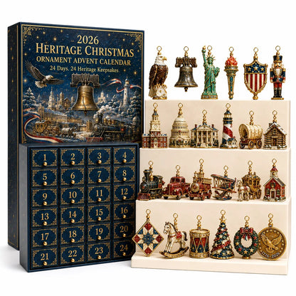 🔥Last 30pcs✨⏰ Limited anniversary edition✨49% OFF!🔥America 250th Anniversary Heritage Christmas Advent Calendar