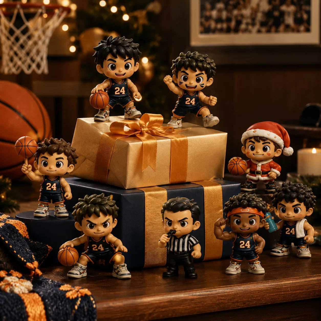⏳ Last Day 49% OFF – 🏀 24-Day Basketball Christmas Advent Calendar | 24 Unique Collectible Basketball Figures for Daily Surprises, Team Building & Holiday Display 🎄✨