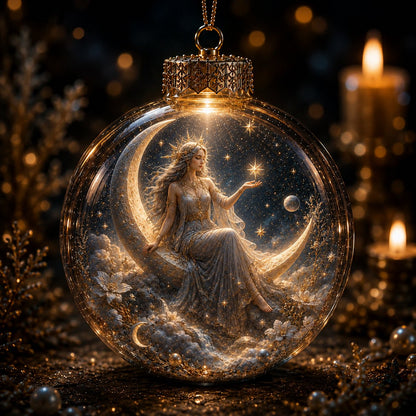 ⏳ Last Day 49% OFF – ✝️ Illuminated 3D Christian Faith Ornament Collection | Clear Globe with Sacred Figures, Warm Golden Glow & 8 Meaningful Designs ✨