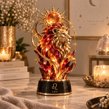 ⏳ Last Day 49% OFF – 🌙 Celestial Zodiac Sculpture | 12 Jewel-Like Zodiac Designs with Golden Details ✨