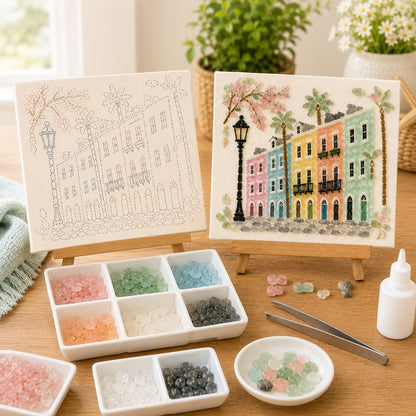 ✨ Timeless American Destinations Sea Glass Art Kit