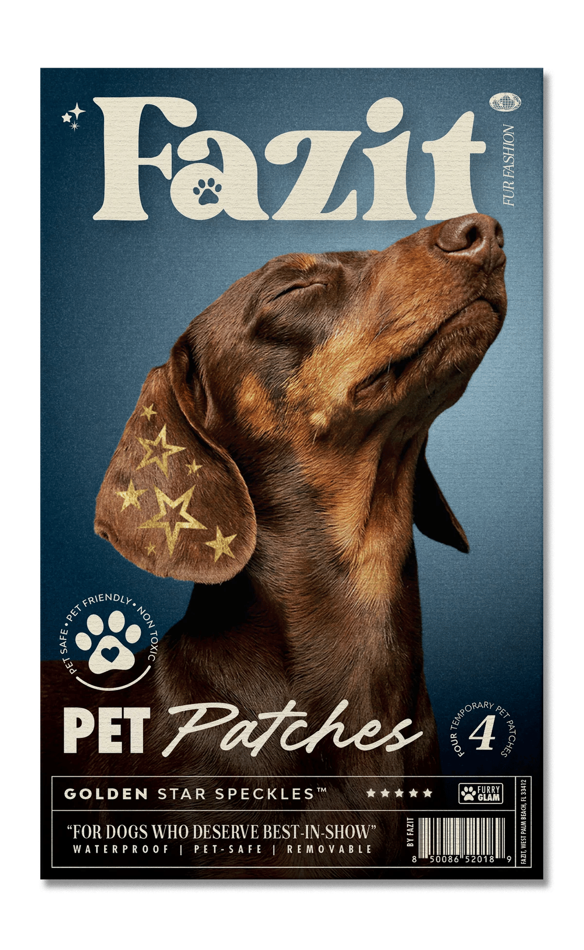 💫Temporary Dog Fur Tattoos – Waterproof, Pet-Safe & Easy to Remove | 4 Patches Per Pack🐾
