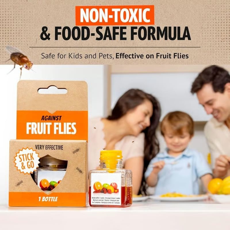 🏆Buy 2 Get 1 Free🔥Fruit Fly Traps- safe for children and pets