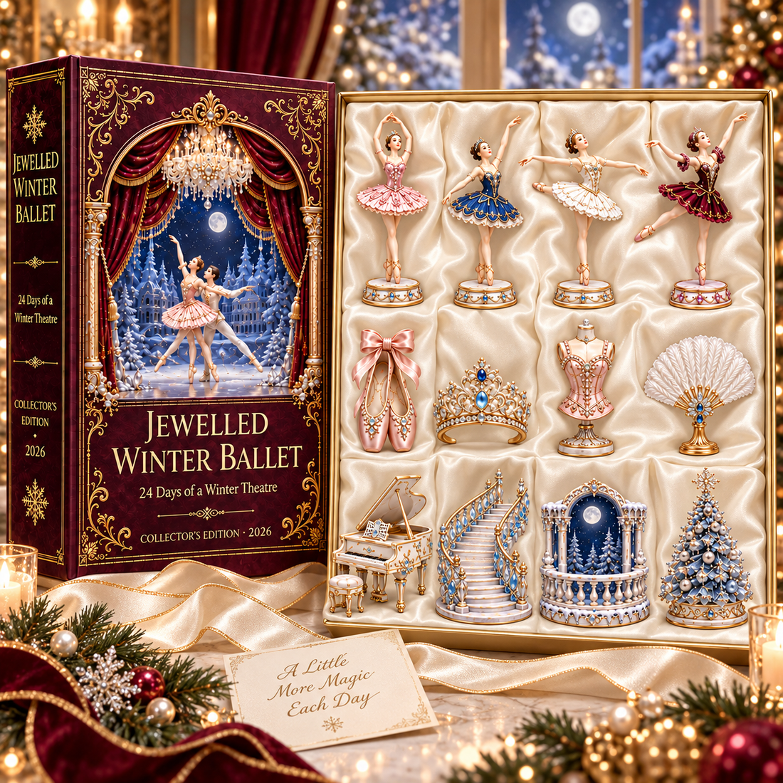 Jewelled winter ballet advent calendar