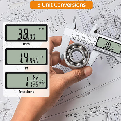 6 inch/150mm High‐Precision Stainless‐Steel Digital Vernier Caliper