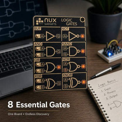 🔥🎁🧠 Interactive Logic Gate Circuit Board — Learn Digital Electronics Through Hands-On Experiments ⚡
