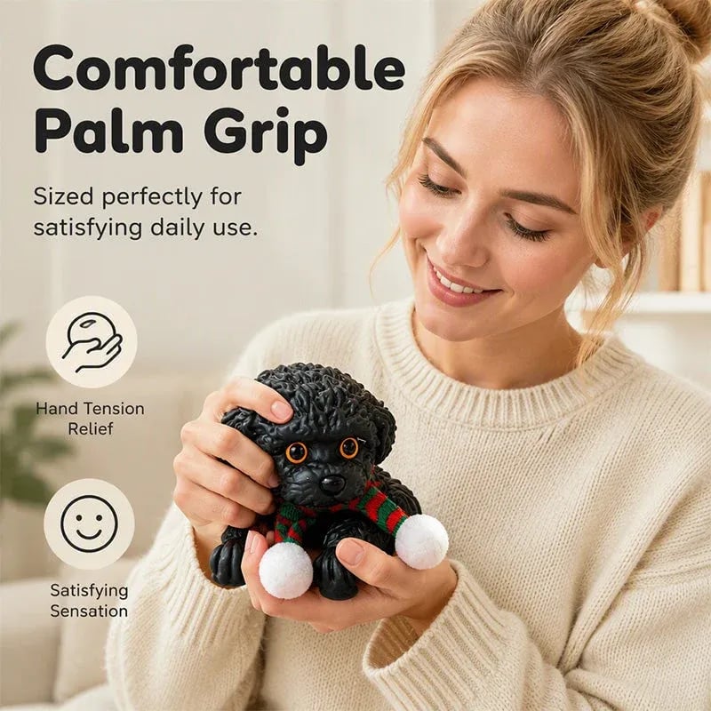 🧸 ! 🐶 Cuddly plush dog – stress-relieving, soft, and cute ✨