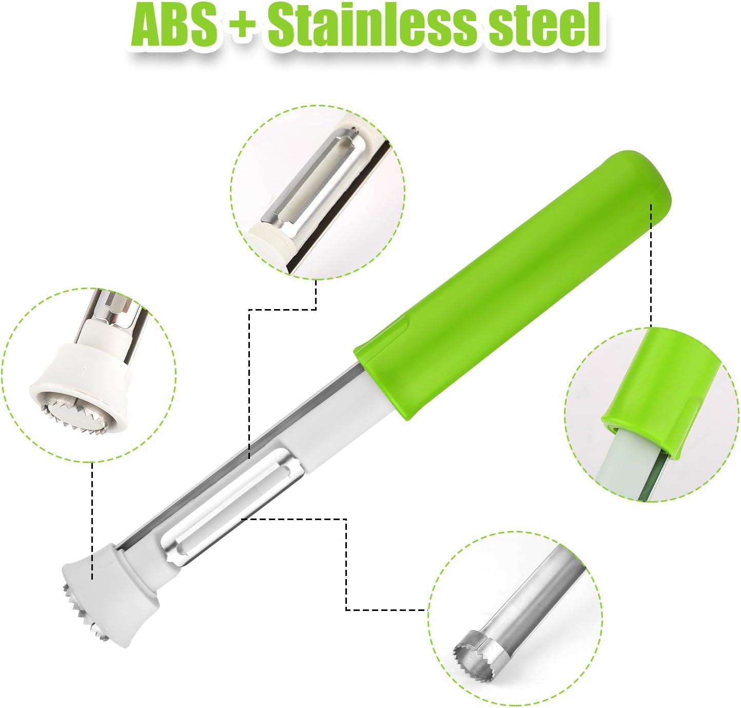 🎁BUY 1 GET 1 FREE🍎 2-in-1 Stainless Steel Fruit & Vegetable Core Remover