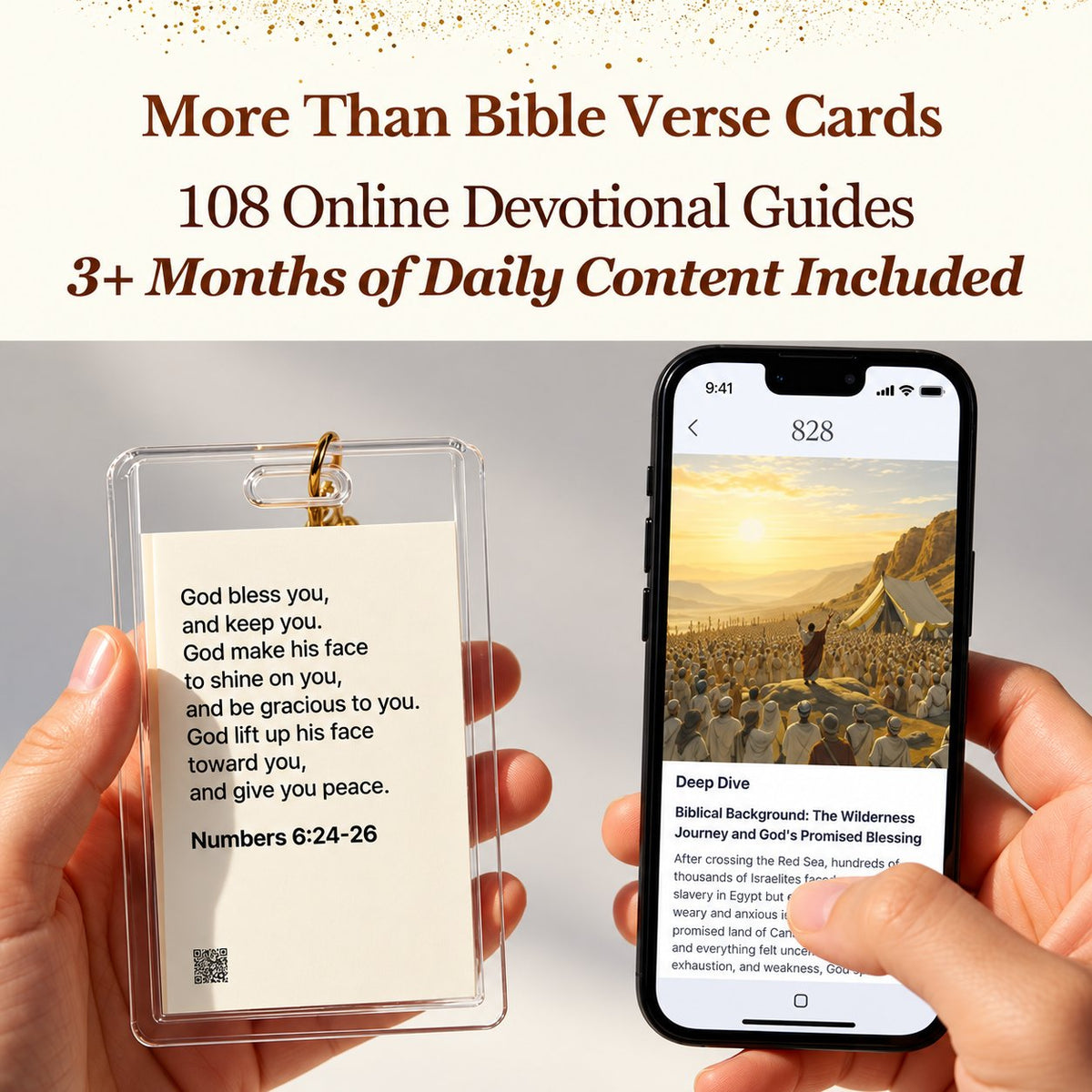 ✝️🙏 828 Verse Box Read Me When You Need Comfort – 108 Bible Verse Cards With 108 Complete Devotionals & Prayers, Thoughtful Christian Gift Set 🎁