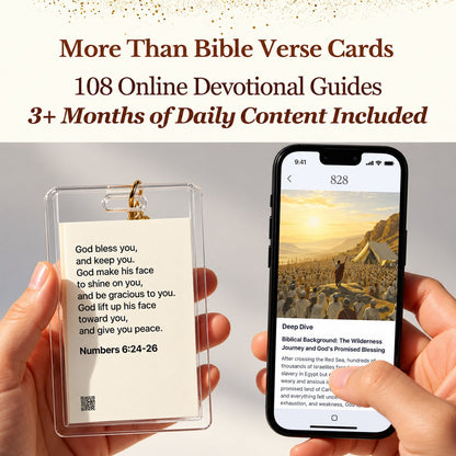 ✝️🙏 828 Verse Box Read Me When You Need Comfort – 108 Bible Verse Cards With 108 Complete Devotionals & Prayers, Thoughtful Christian Gift Set 🎁