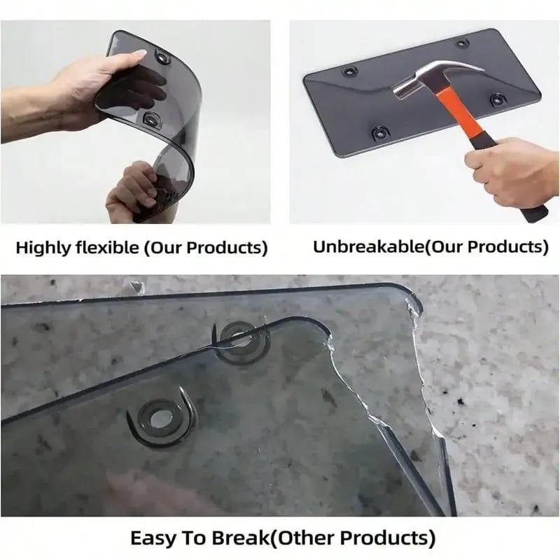 Unbreakable Smoked Plate Protector
