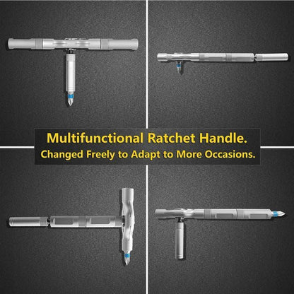 🔥LAST DAY SALE 70% OFF🔥24 in 1 DlY Screwdriver Set Magnetic Compact and Portable Ratchet Screwdriver
