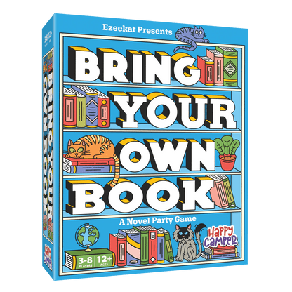 📚 Bring Your Own Book Party Game | 150 Hilarious Prompt Cards, 60-Second Timer & Endless Book Night Fun 🐱🎉