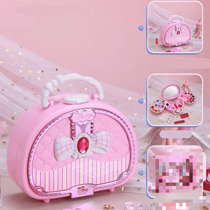 ⭐ 2026 Sale — Over 26,000 Sold!💖 Kids Washable Makeup Toy Set with Portable Pink Handbag 👛