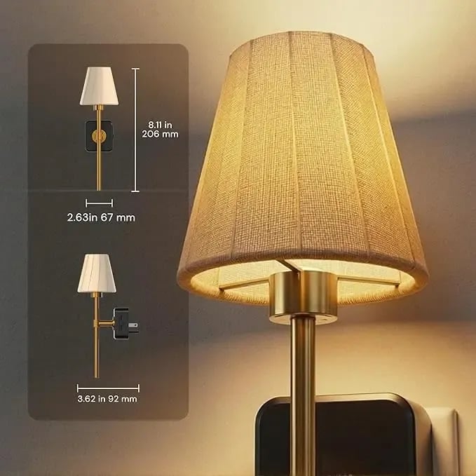 ⏰Limited Stock 60% OFF✨Pleated Fabric Cover Night Light