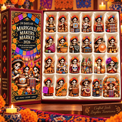 Día de Muertos Collector Advent Calendar – 24 Miniature Figurines